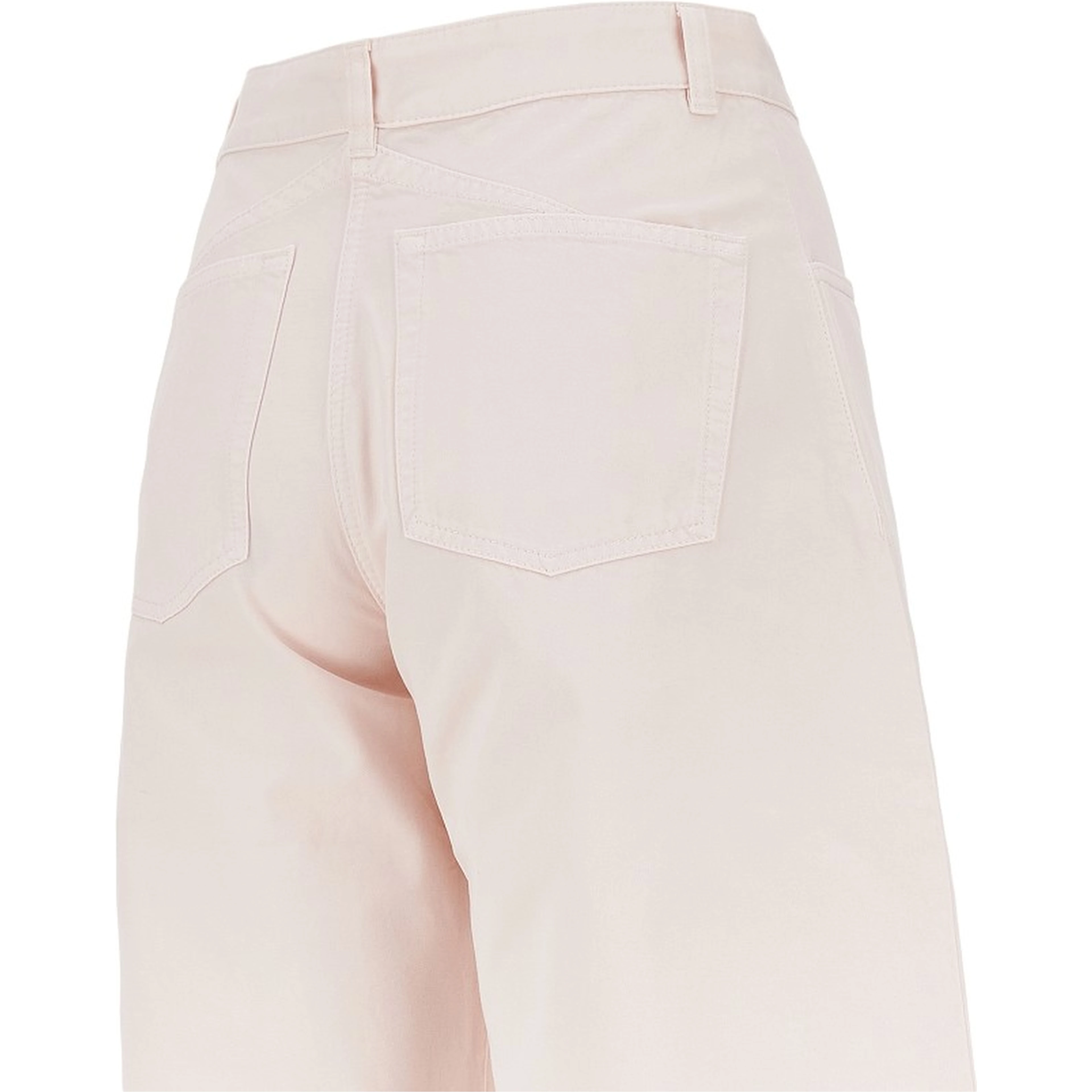 Denim rounded pants