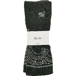 Wool scarf with Bandanda motif