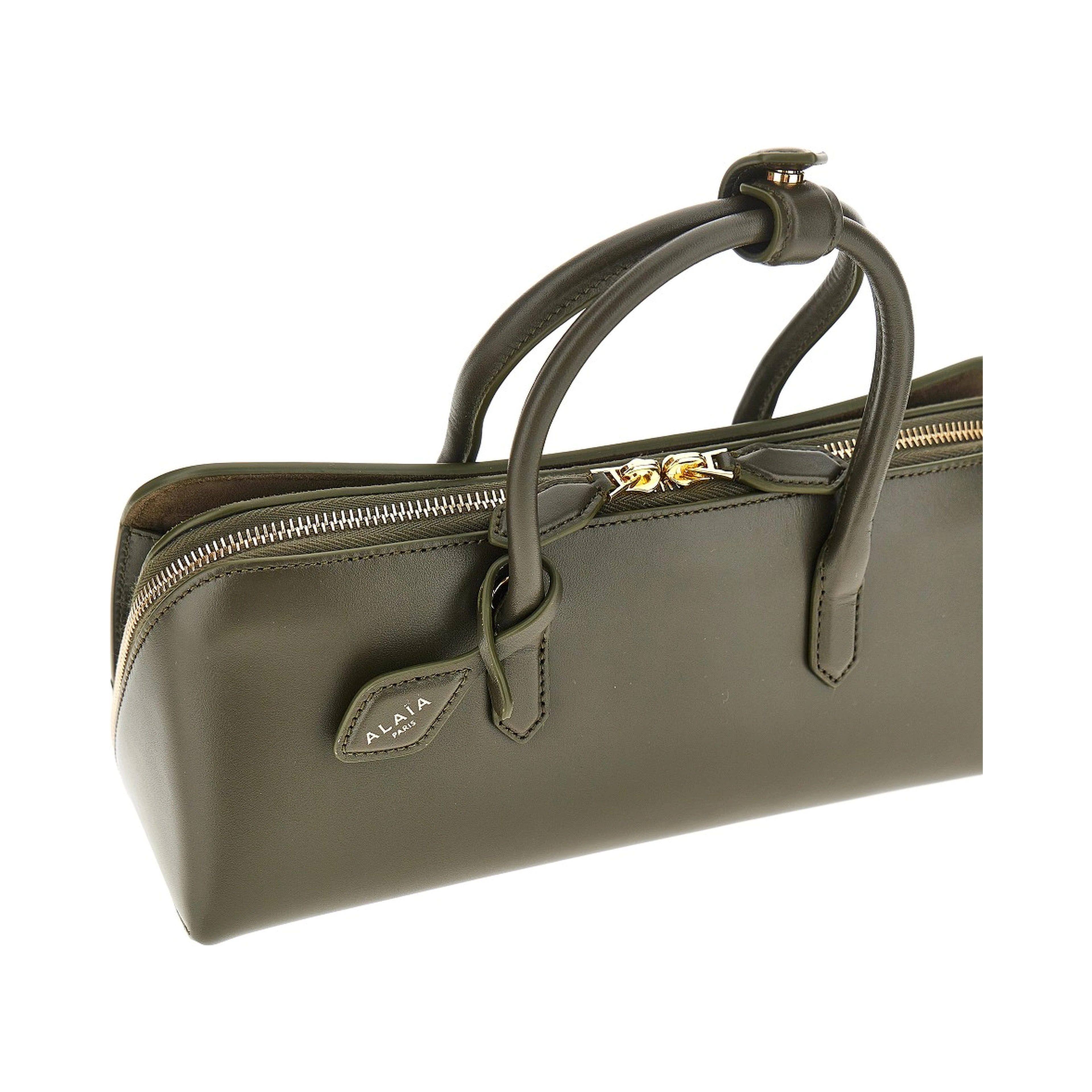 Box leather small 'Delta' bag