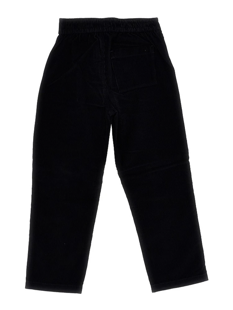 Corduroy pants with Check trimmings alternative