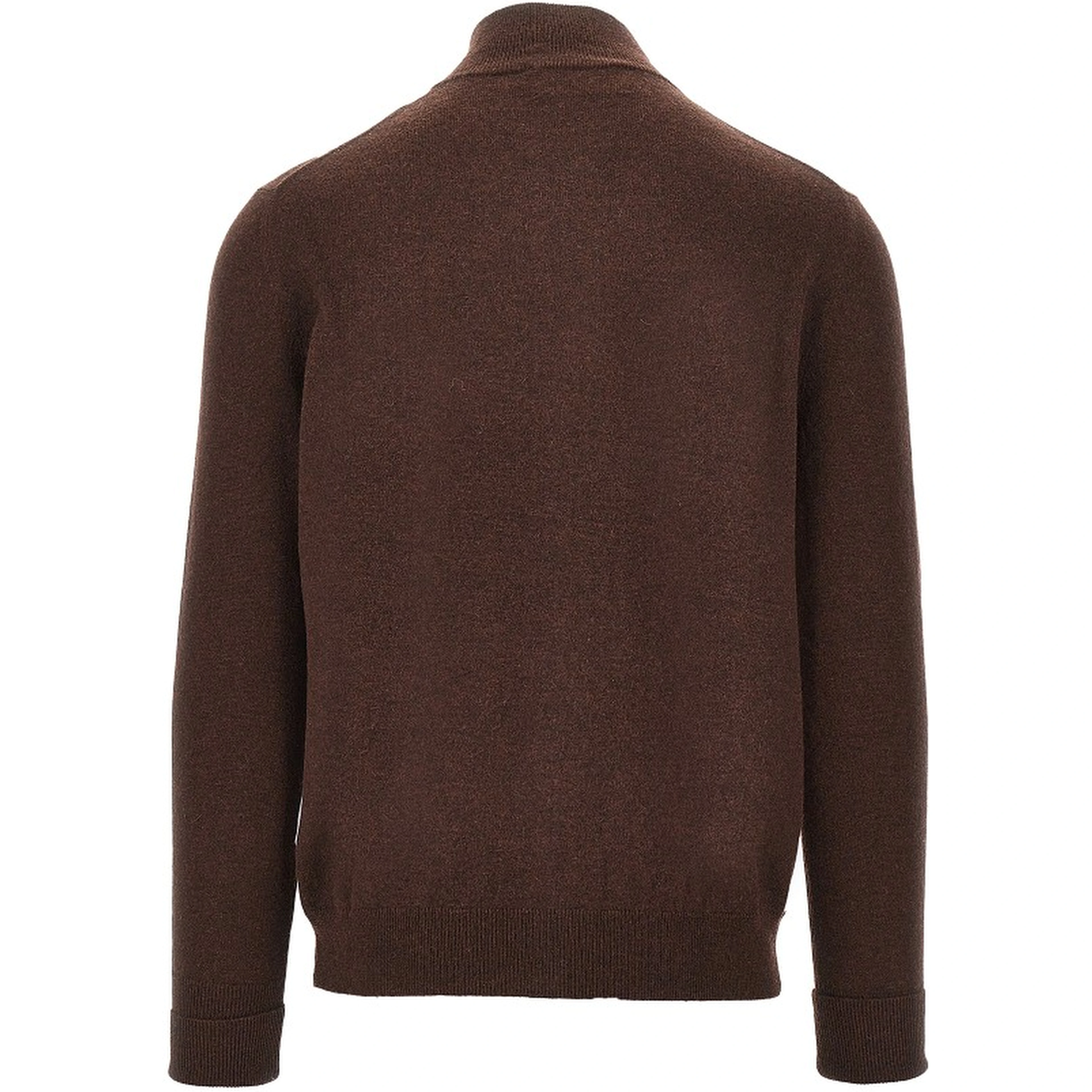 Diamond-shaped cashmere cardigan