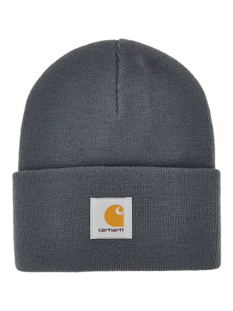 Logo patch beanie