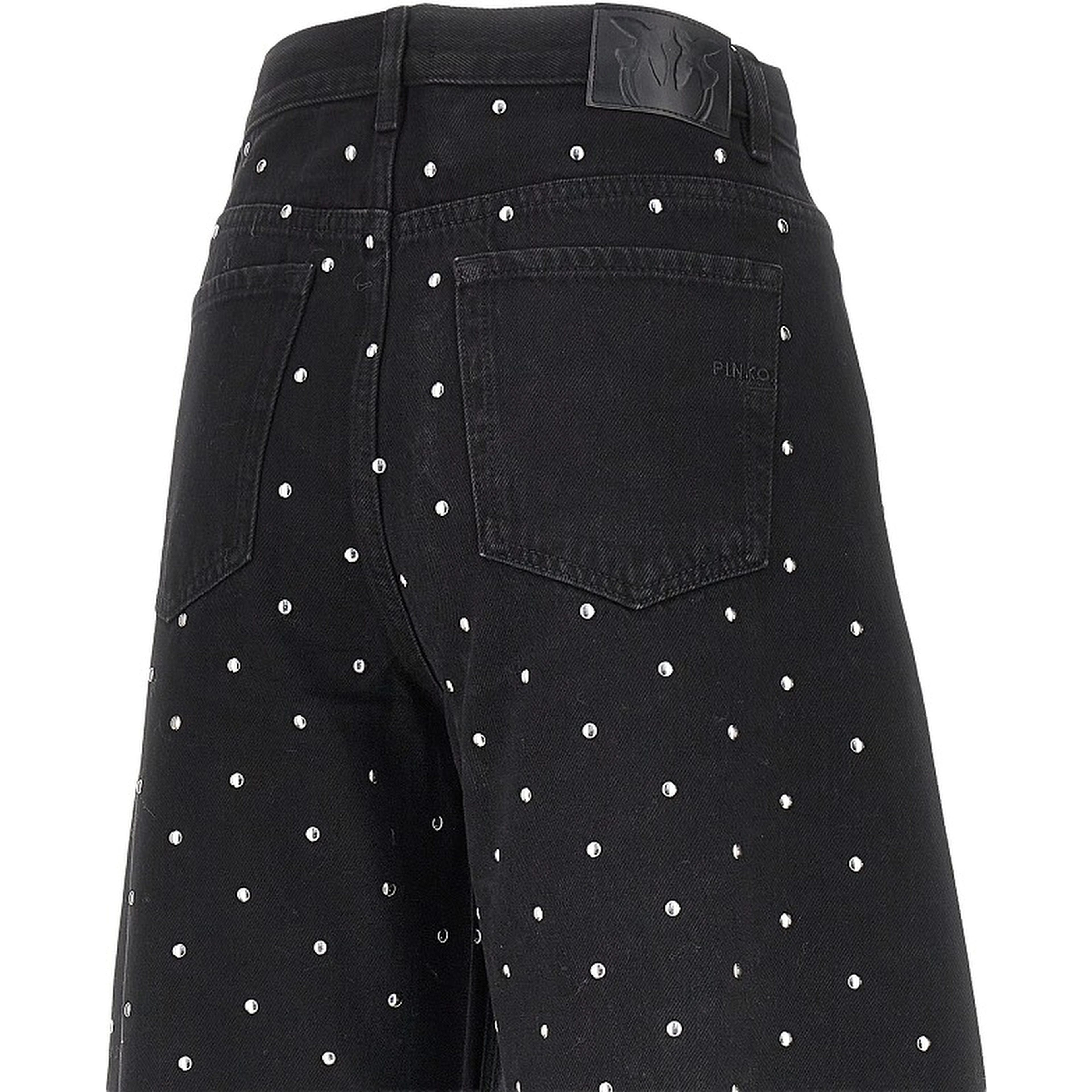 Studded Barrel Fit jeans