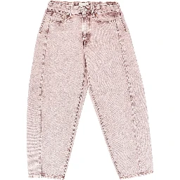 Faded cotton denim jeans