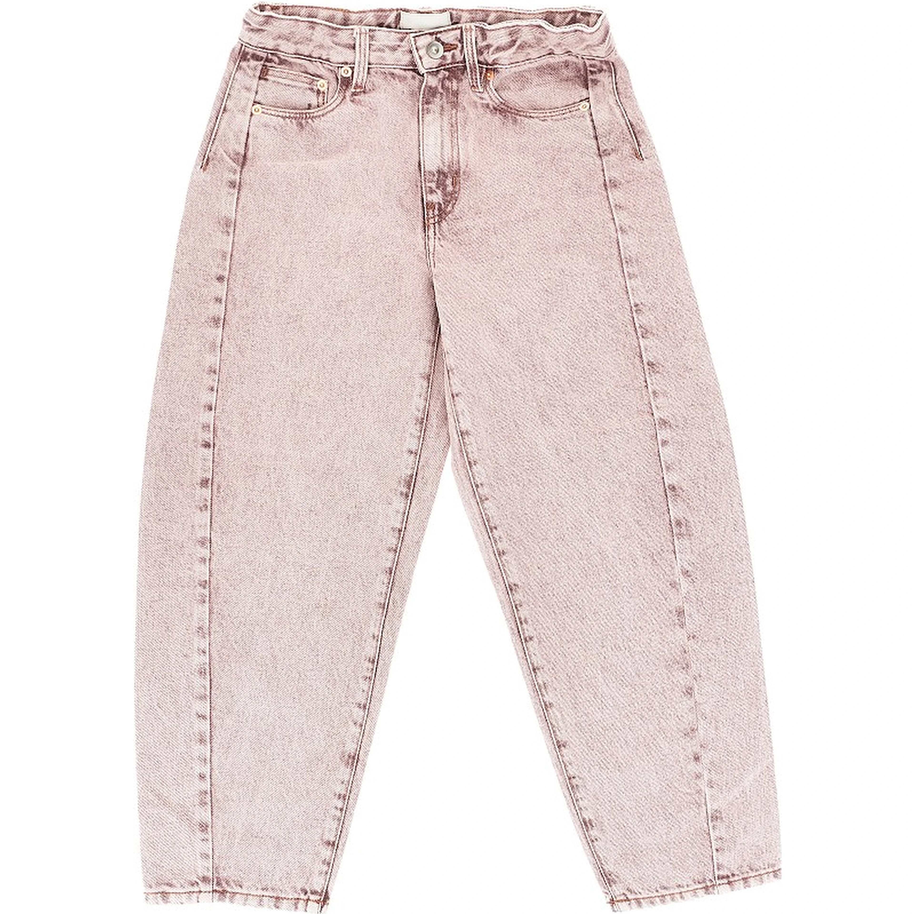 Faded cotton denim jeans