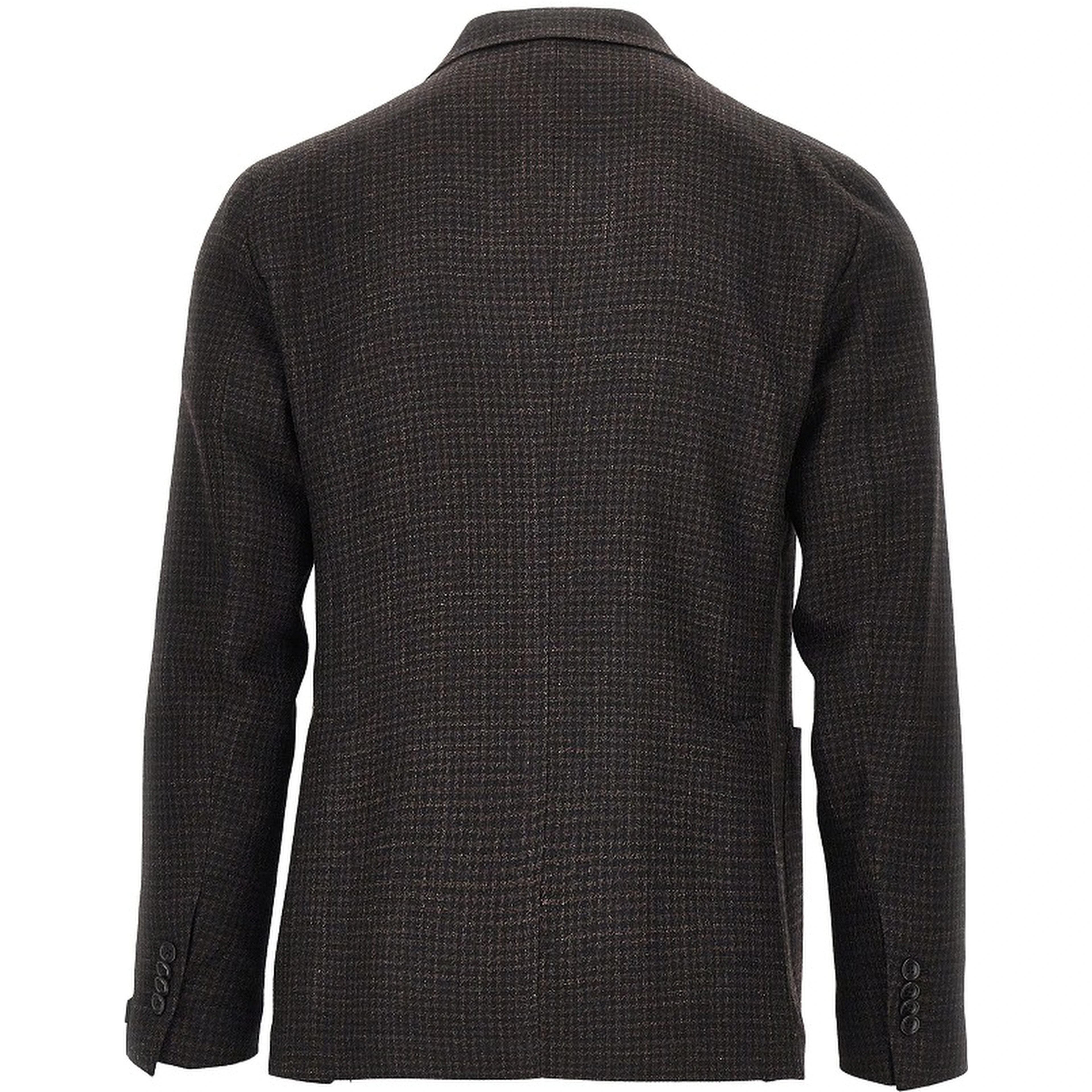 Silk and wool double-breasted jacket