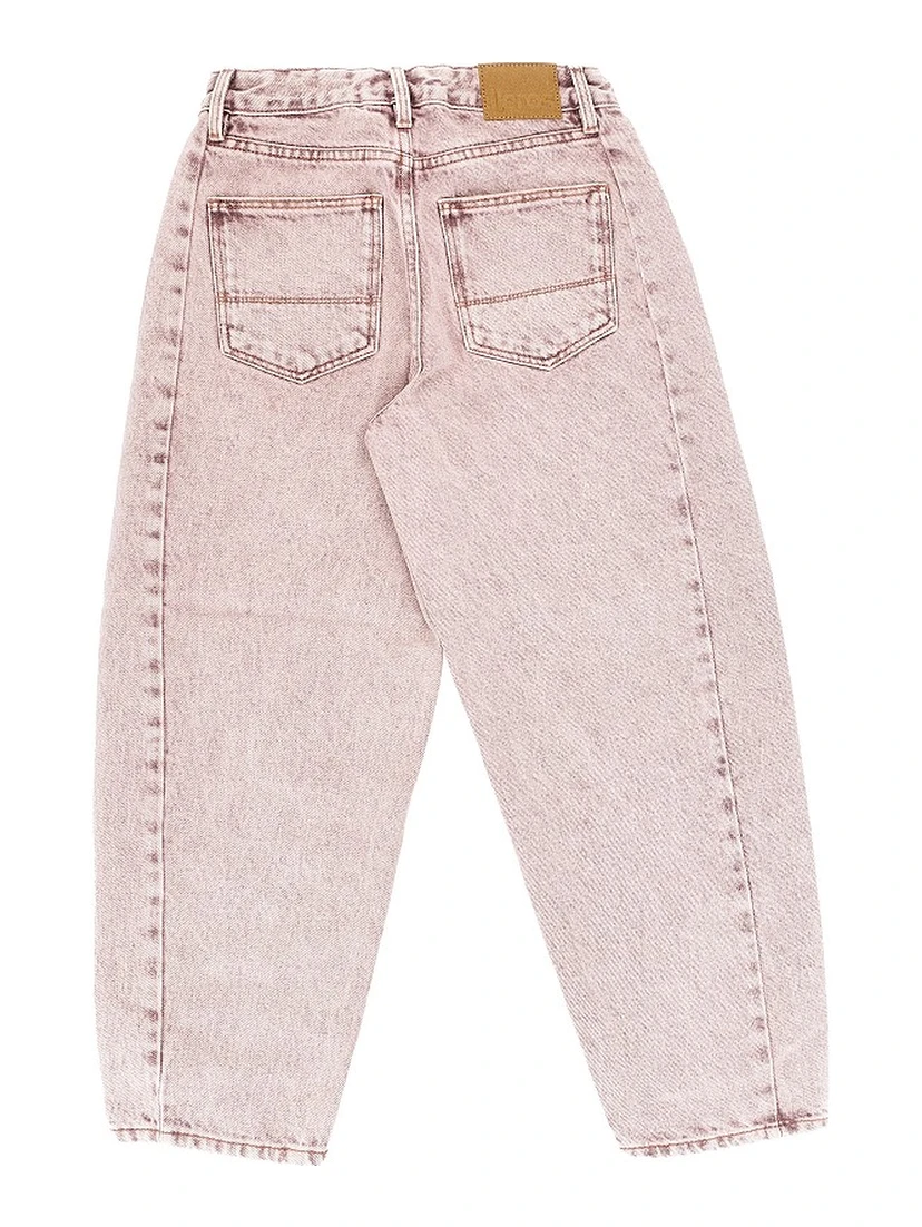 Faded cotton denim jeans