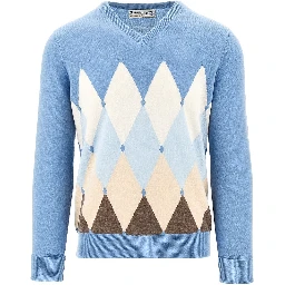 Lozenge cashmere sweater