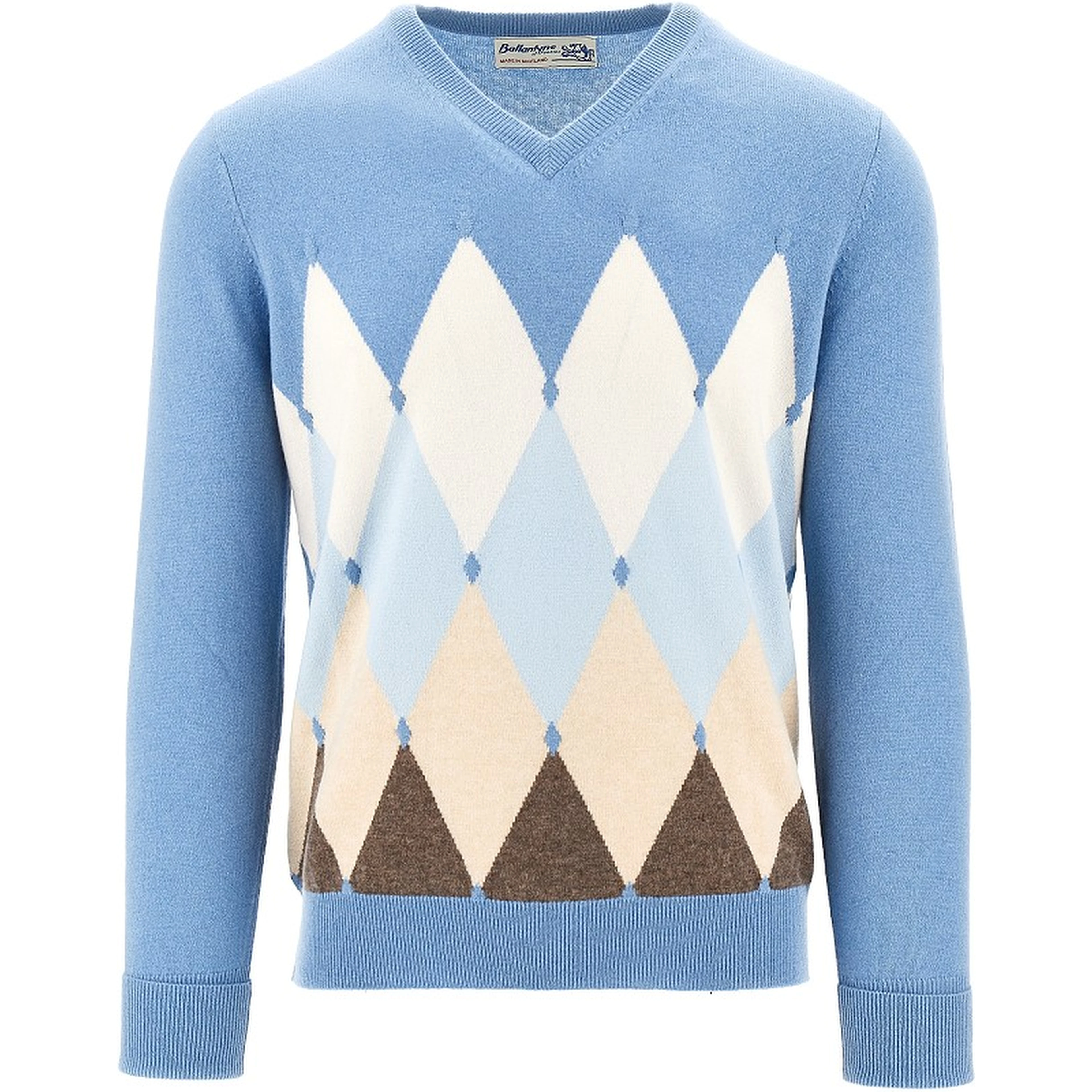 Lozenge cashmere sweater