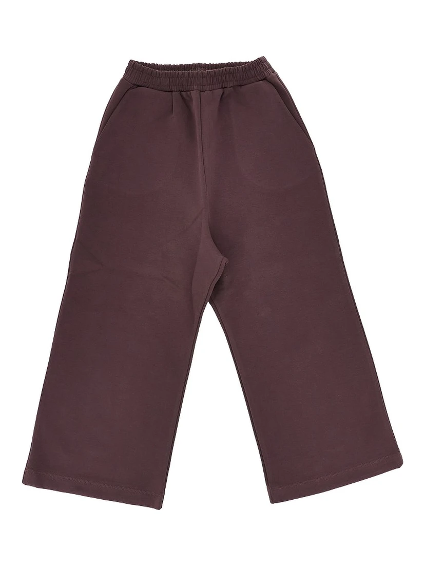 Jersey wide-leg pants