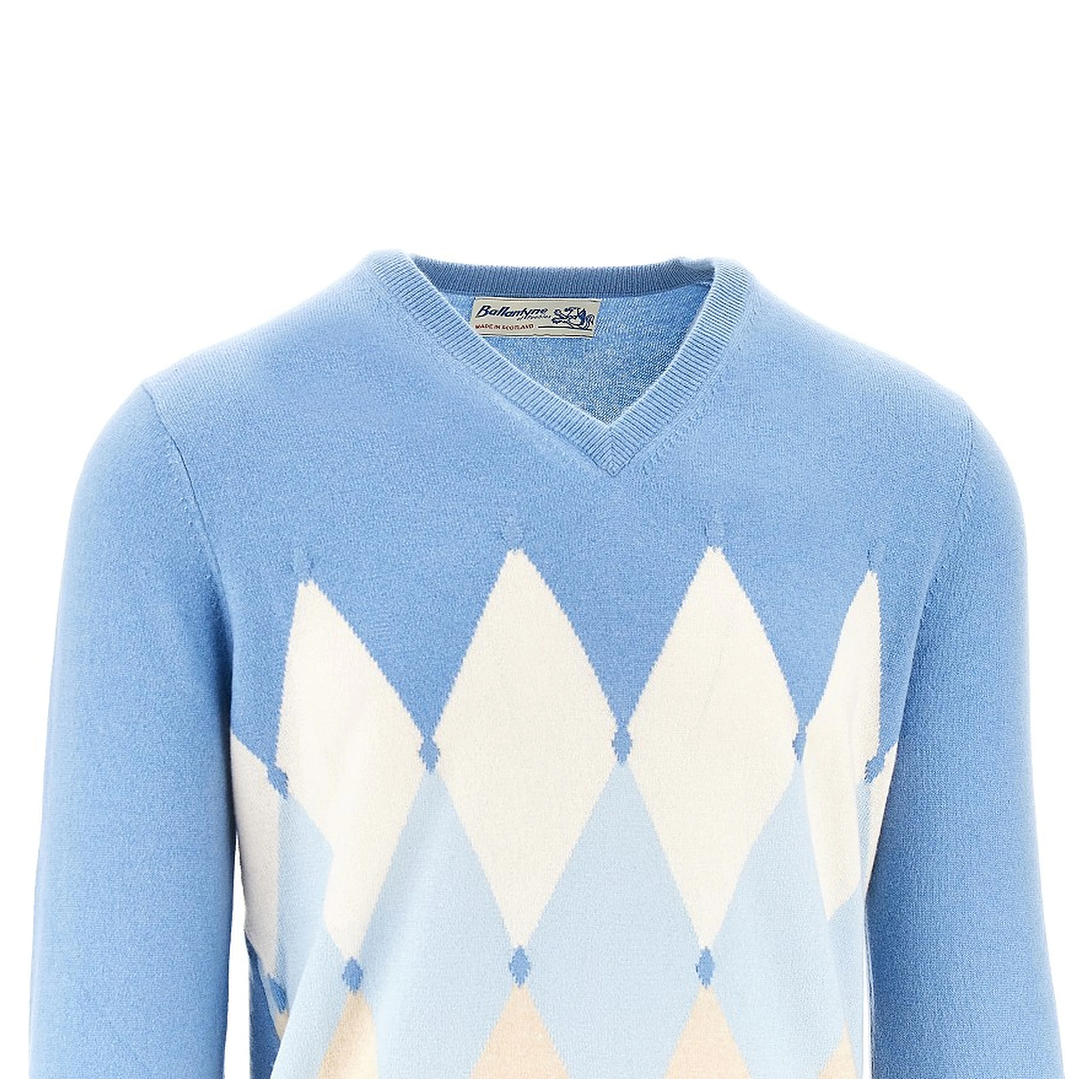 Lozenge cashmere sweater