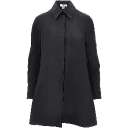 Poplin A-line mini dress