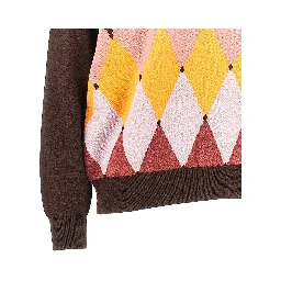 Cashmere lozenge sweater