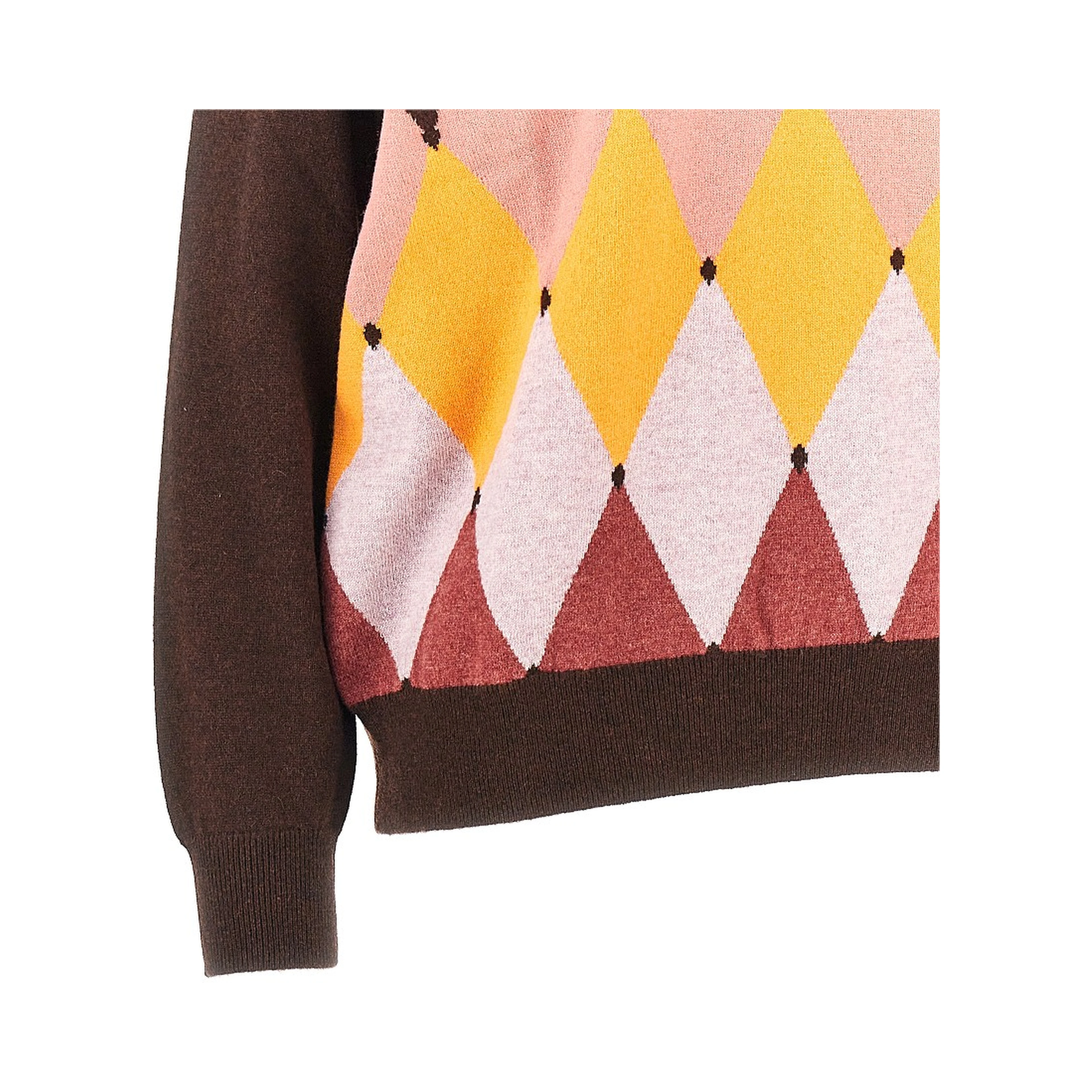 Cashmere lozenge sweater