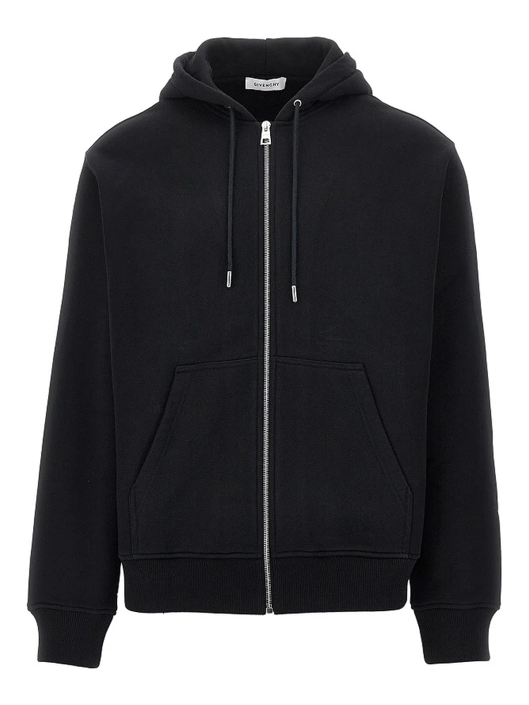 Photographic Negative print full-zip hoodie