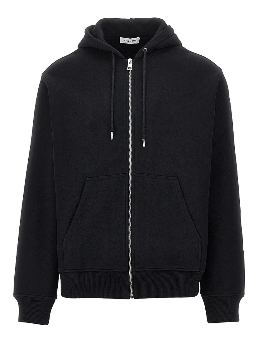 Photographic Negative print full-zip hoodie