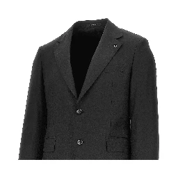 Virgin wool two-pieces tailored suit