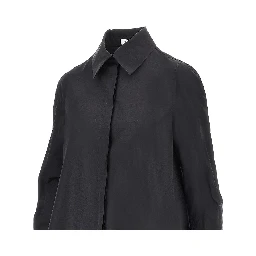 Poplin A-line mini dress