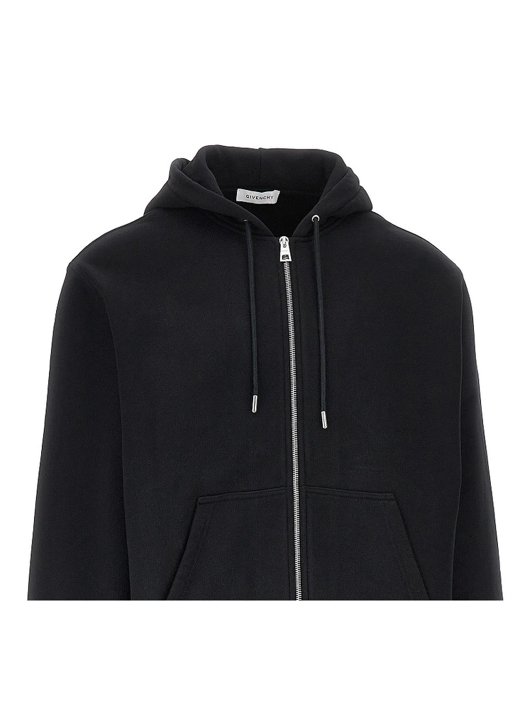 Photographic Negative print full-zip hoodie alternative