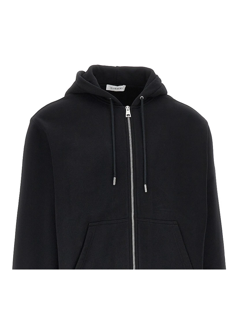Photographic Negative print full-zip hoodie