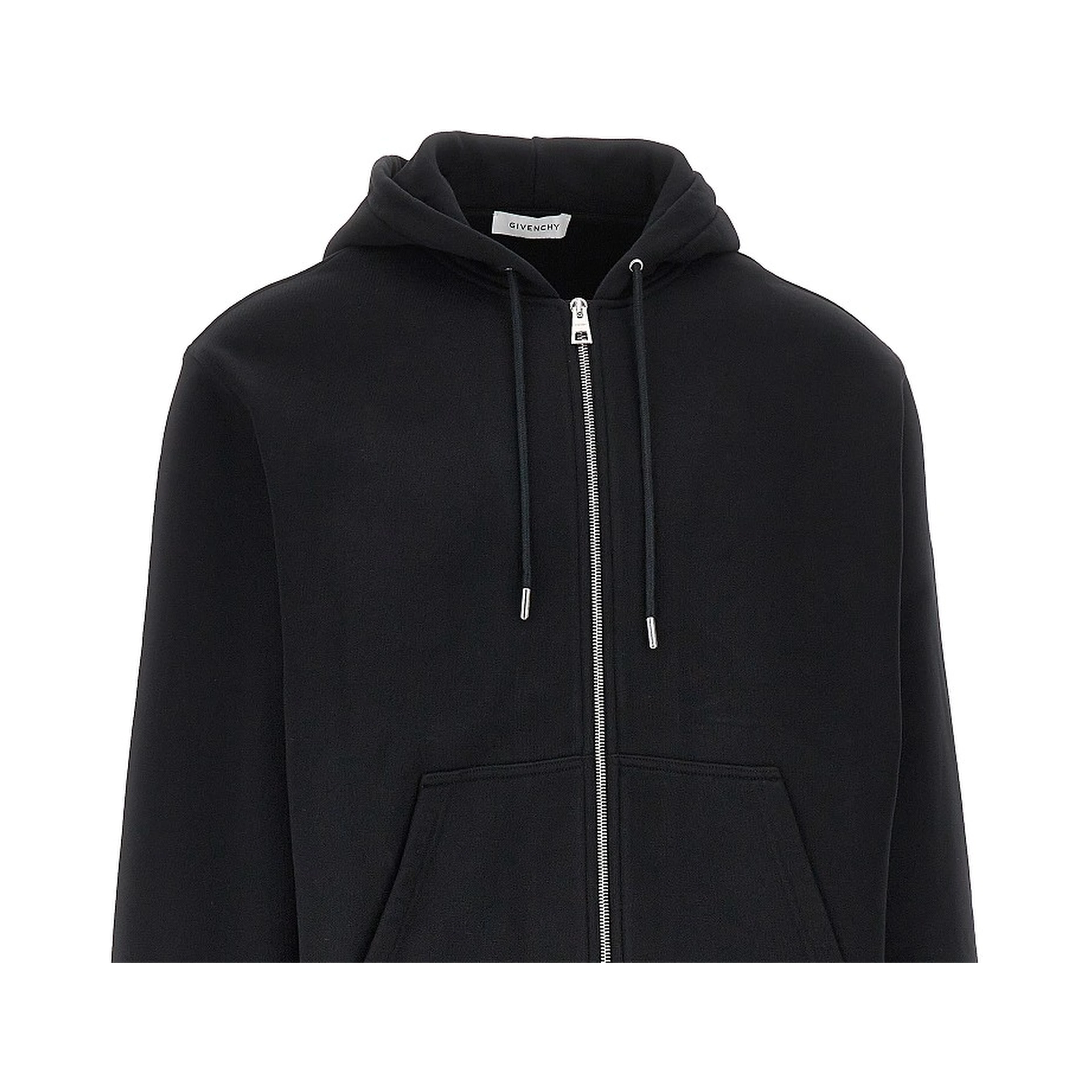 Photographic Negative print full-zip hoodie