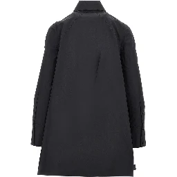 Poplin A-line mini dress