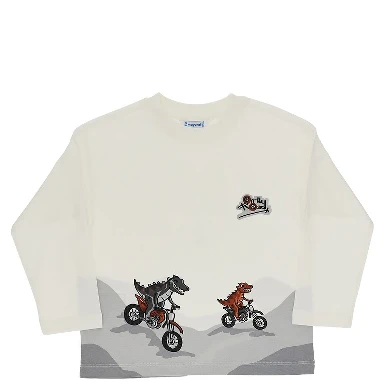 Motorcycle print T-shirt