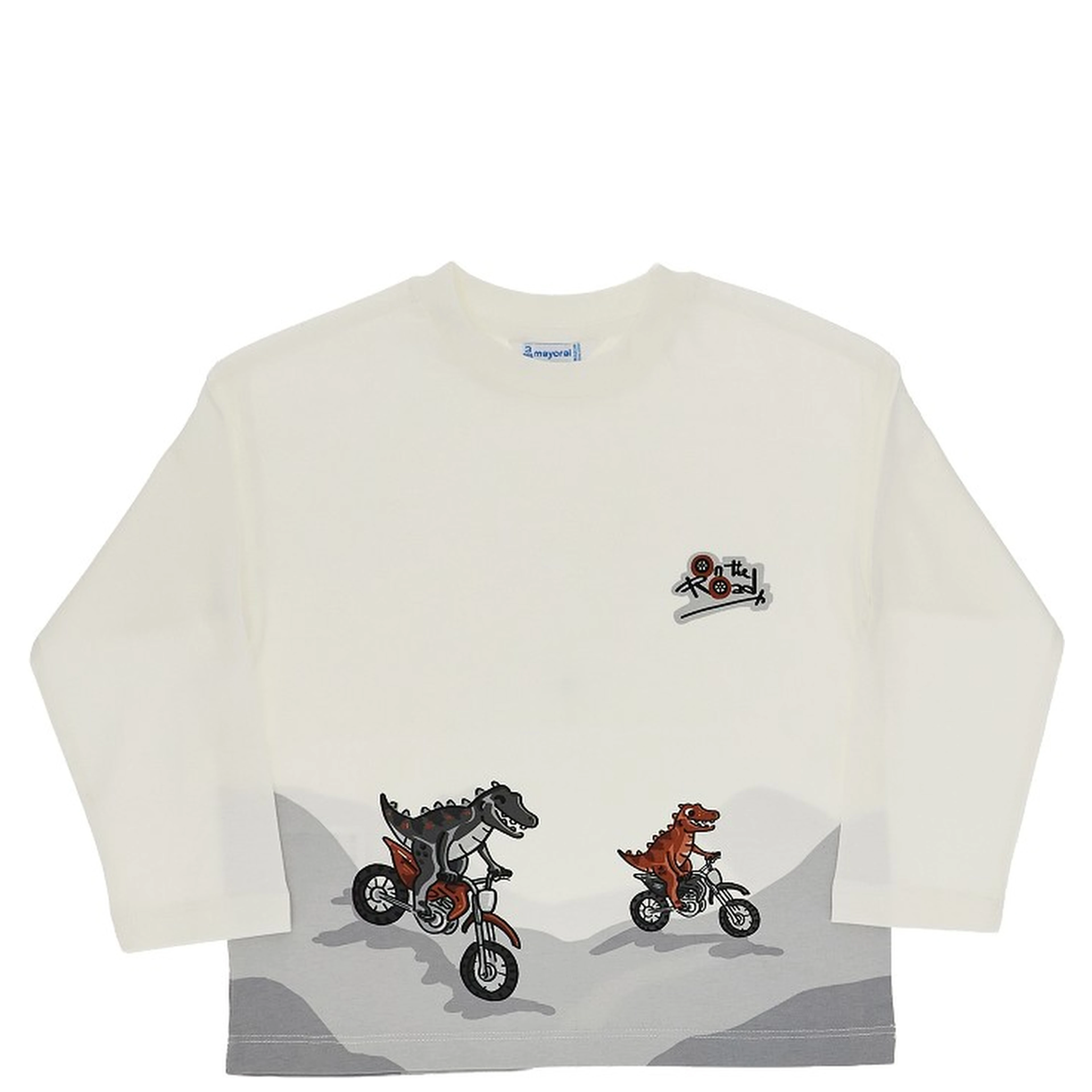 Motorcycle print T-shirt