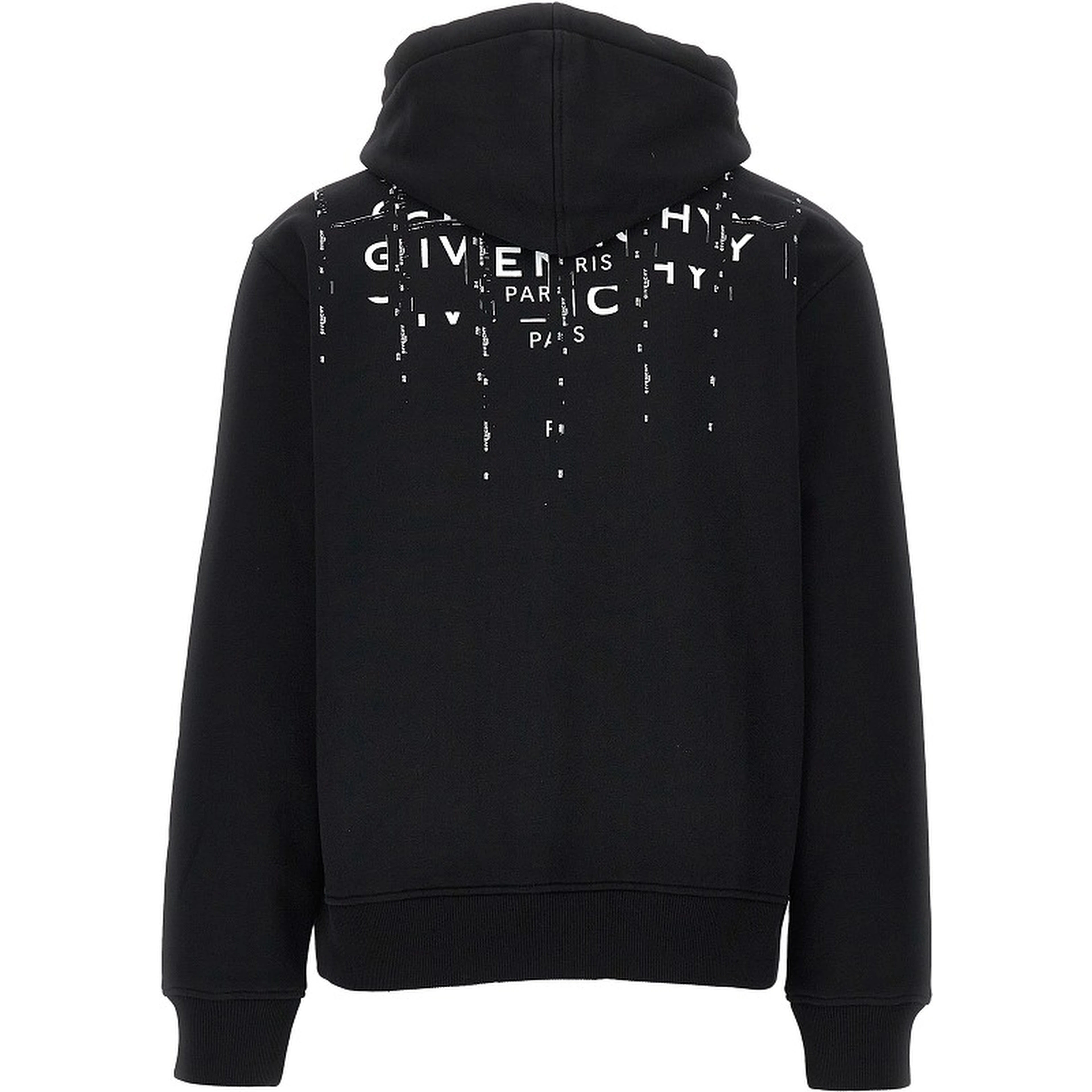 Photographic Negative print full-zip hoodie