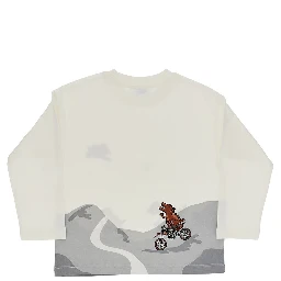 Motorcycle print T-shirt