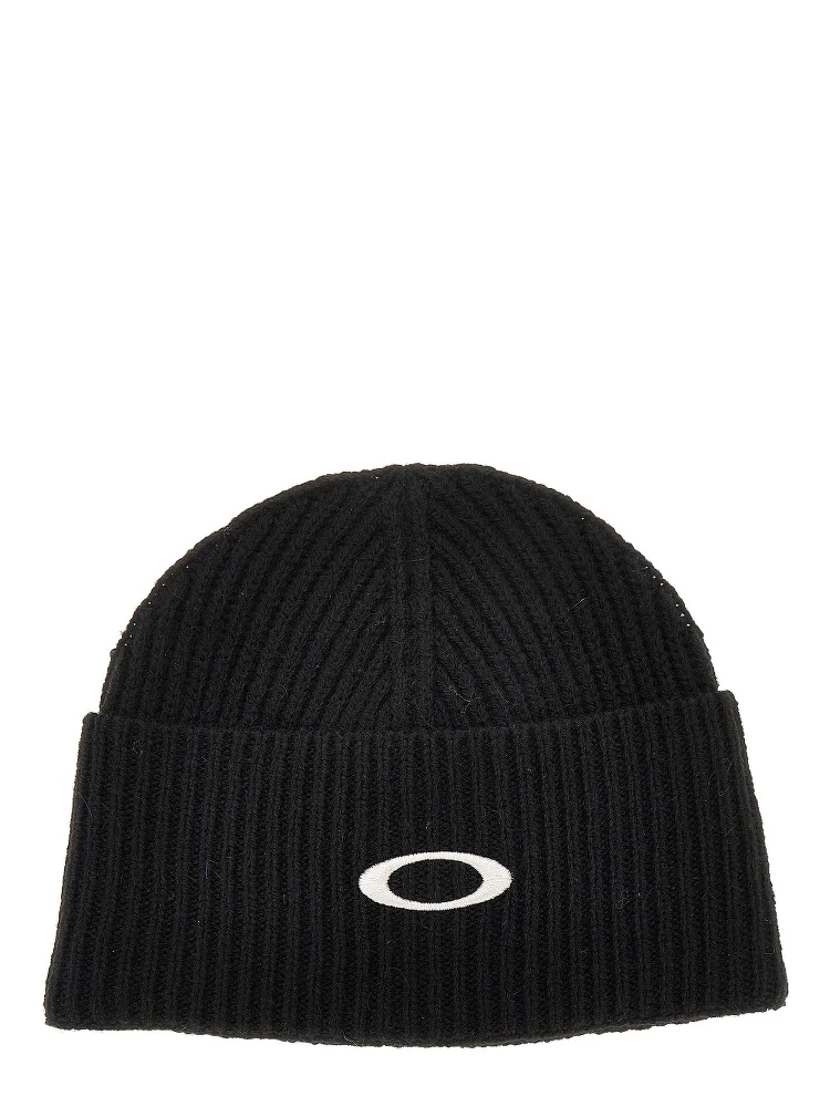 'Ellipse' ribbed beanie hat
