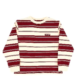 Striped long-sleeved T-shirt