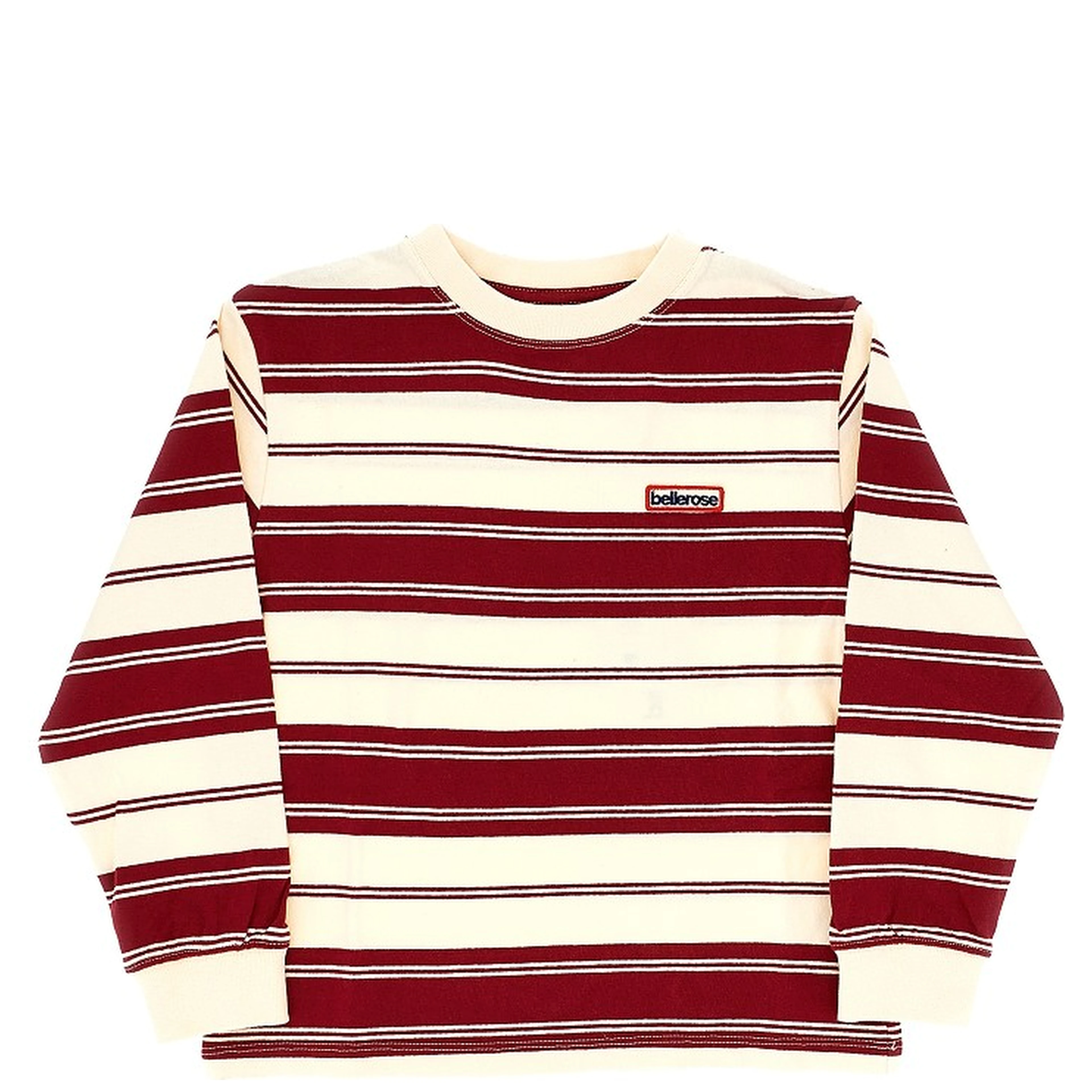 Striped long-sleeved T-shirt
