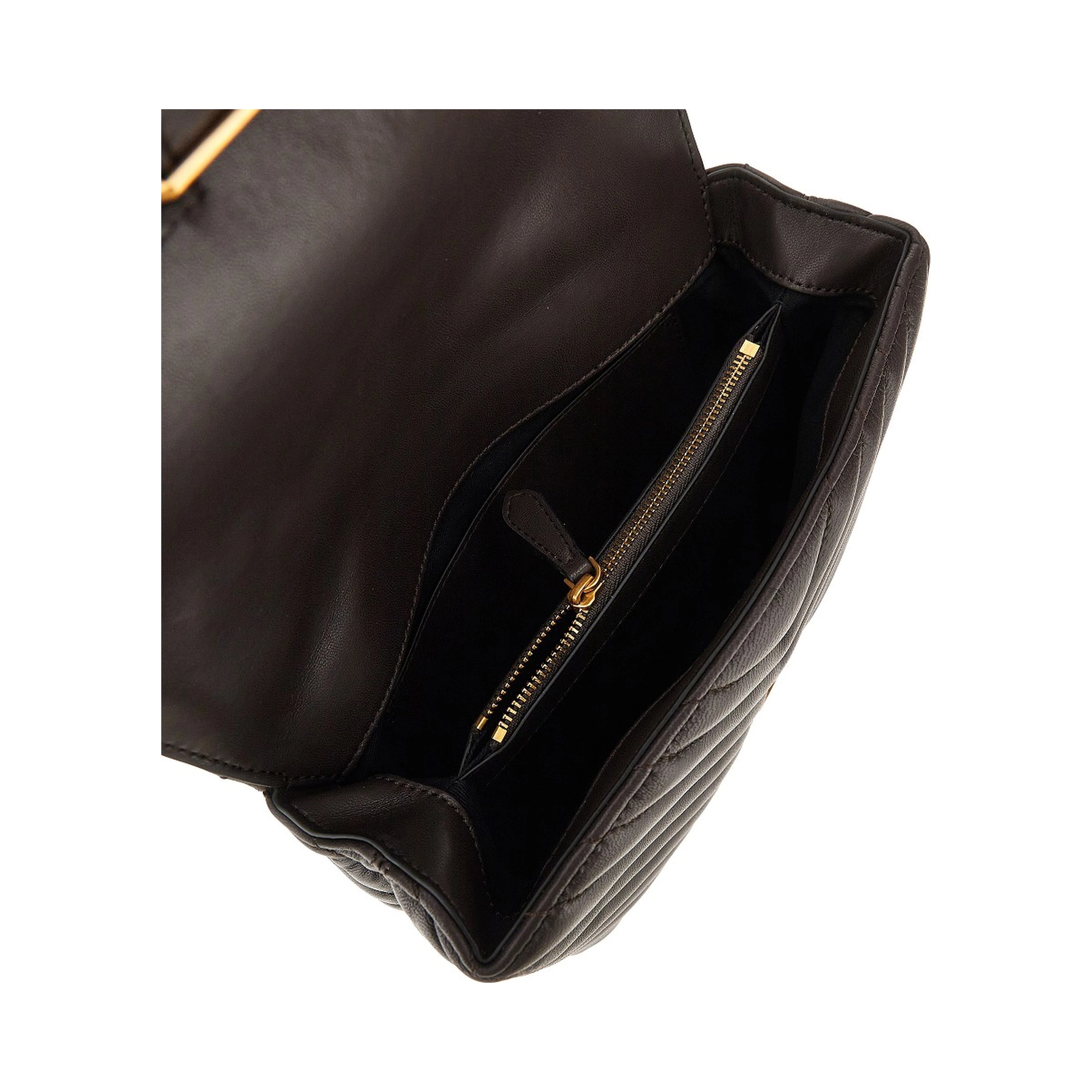 Chevron nappa leather mini Love Lady Puff bag