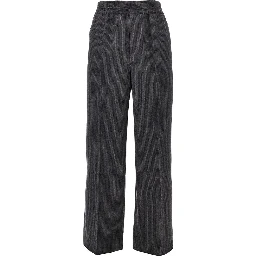 'Miami' pants with pin-striped motif
