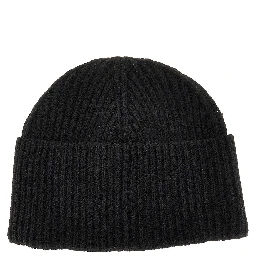 'Ellipse' ribbed beanie hat
