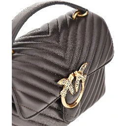 Chevron nappa leather mini Love Lady Puff bag