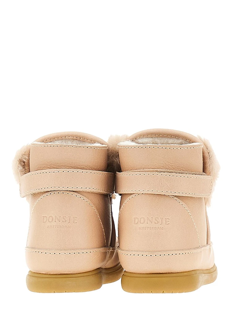 'Fluffly Bunny' leather baby boots alternative