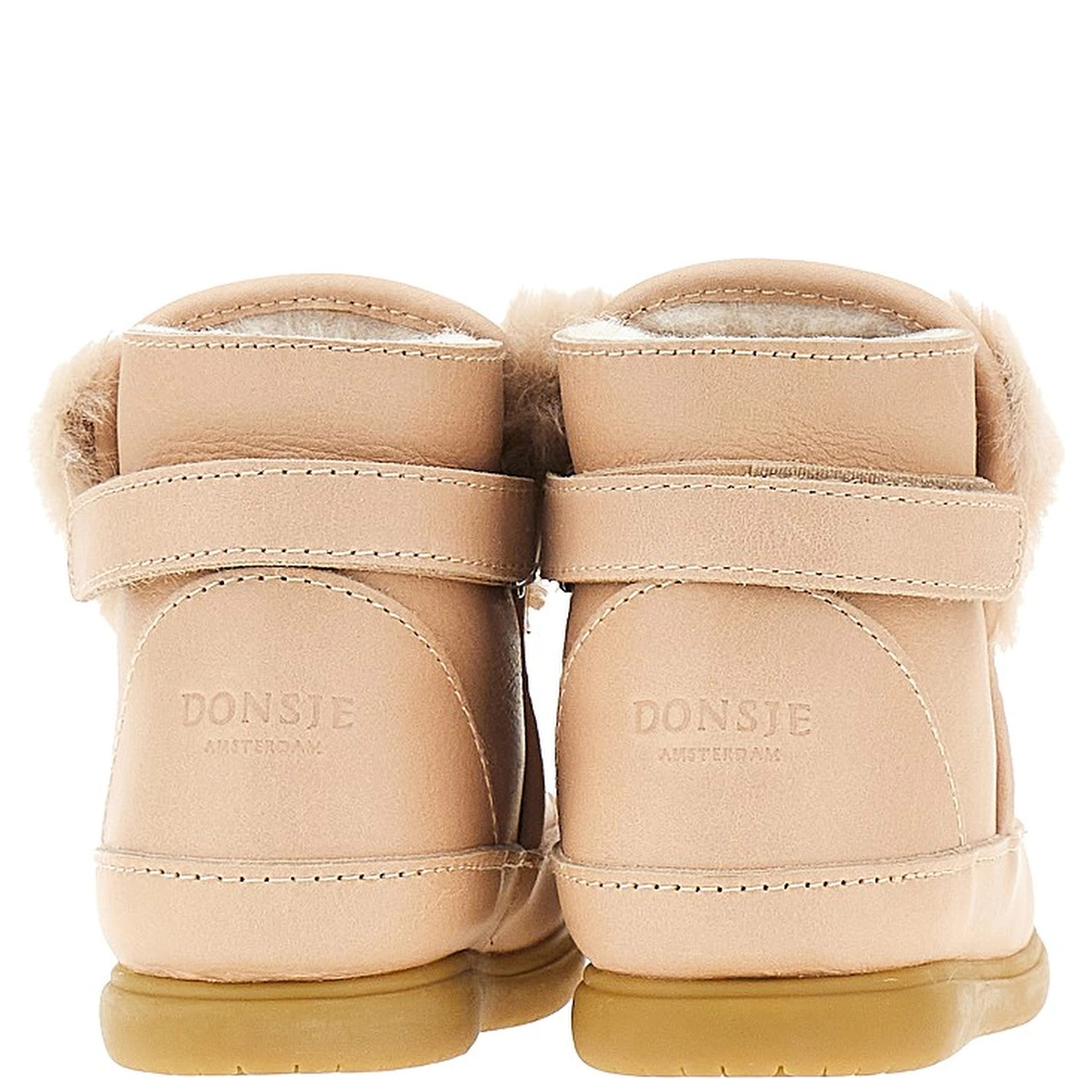 'Fluffly Bunny' leather baby boots
