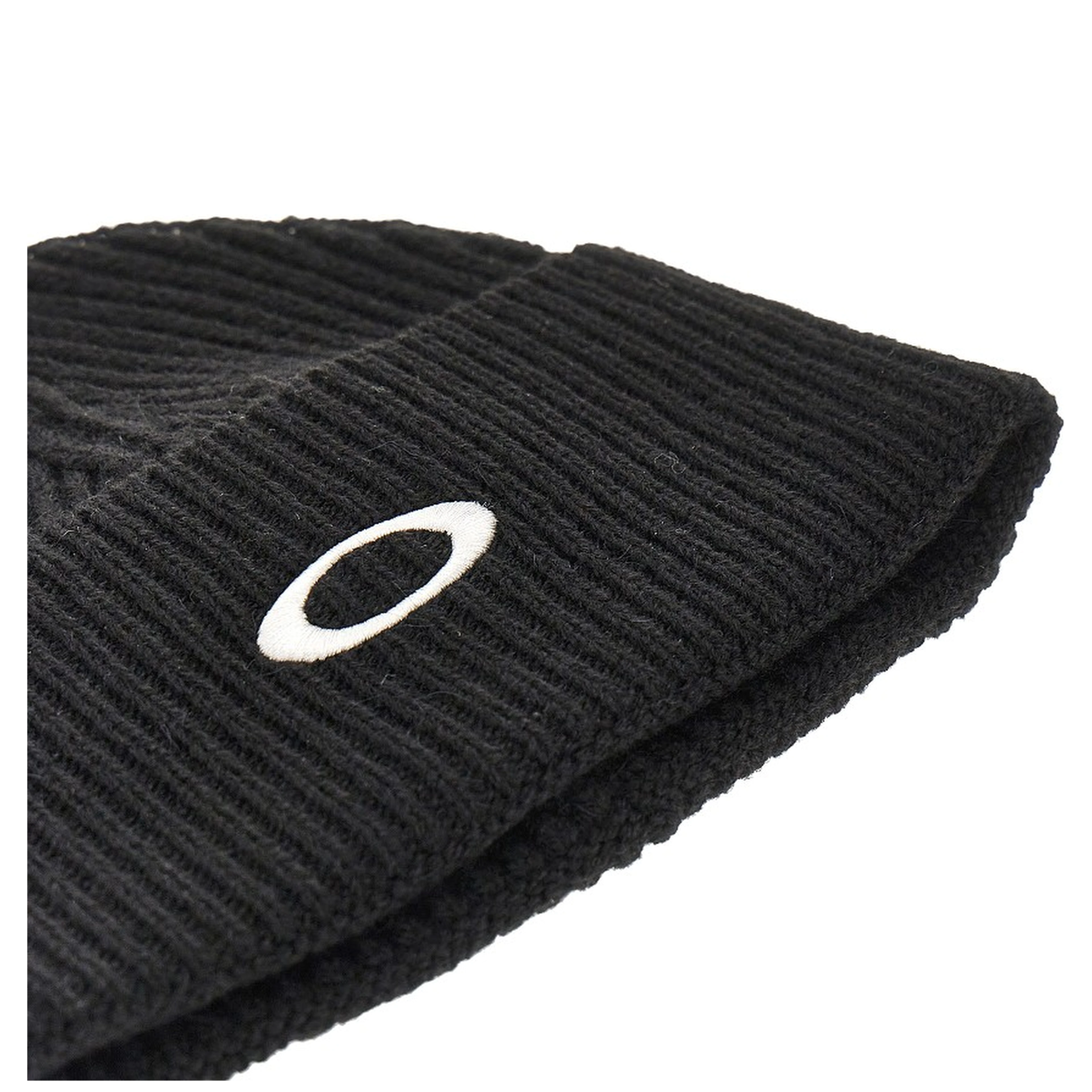 'Ellipse' ribbed beanie hat