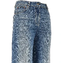 VGold details flared jeans