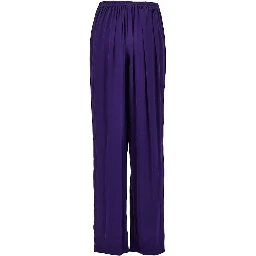 Elasticated waist cady pants