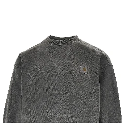 'Vista' bleached-out crewneck sweatshirt