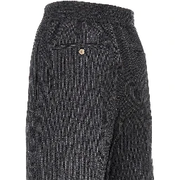 'Miami' pants with pin-striped motif