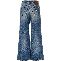 VGold details flared jeans