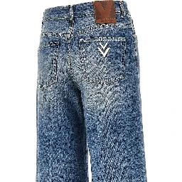 VGold details flared jeans