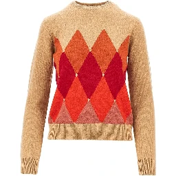 Cashmere lozenge sweater