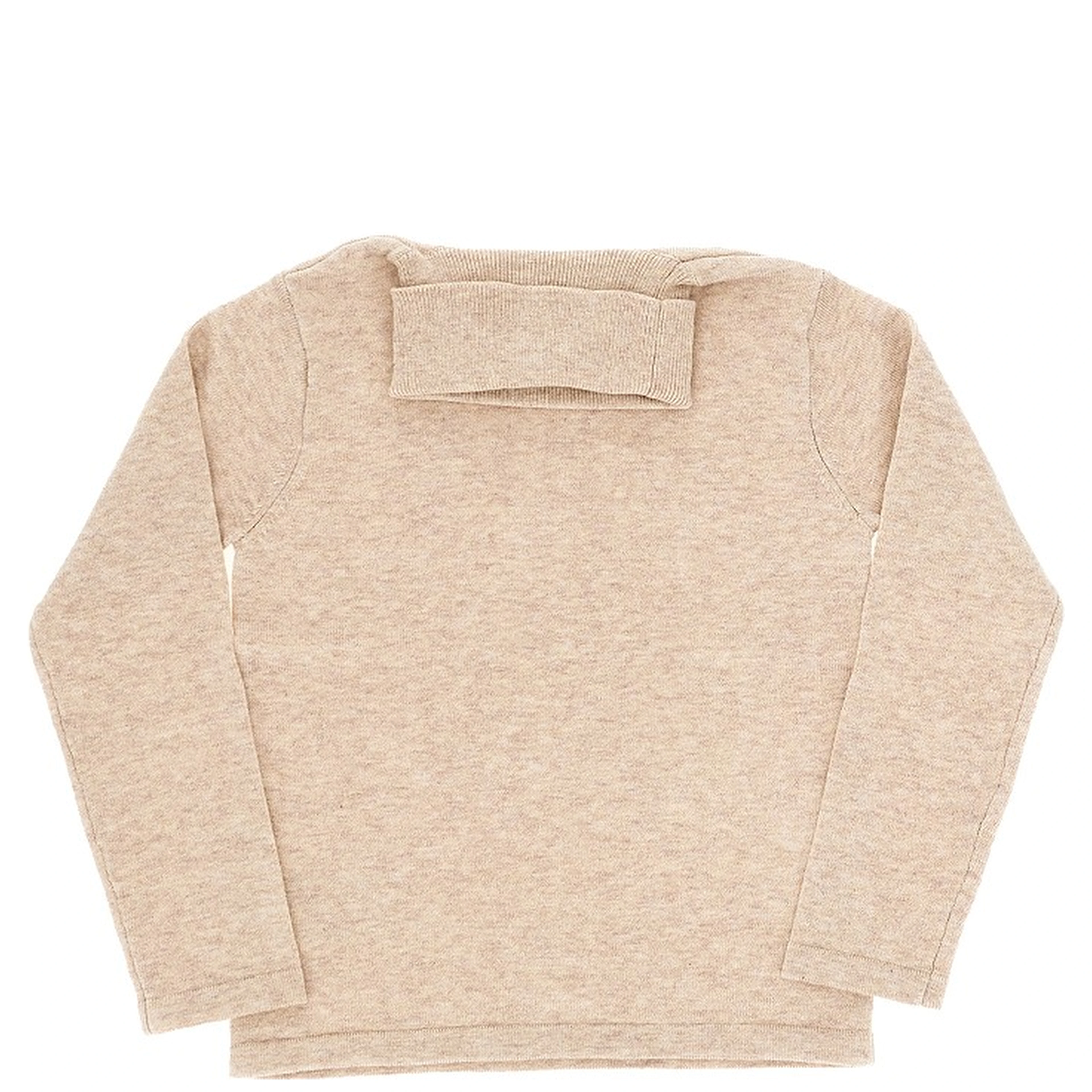 Stretch jersey turtleneck top