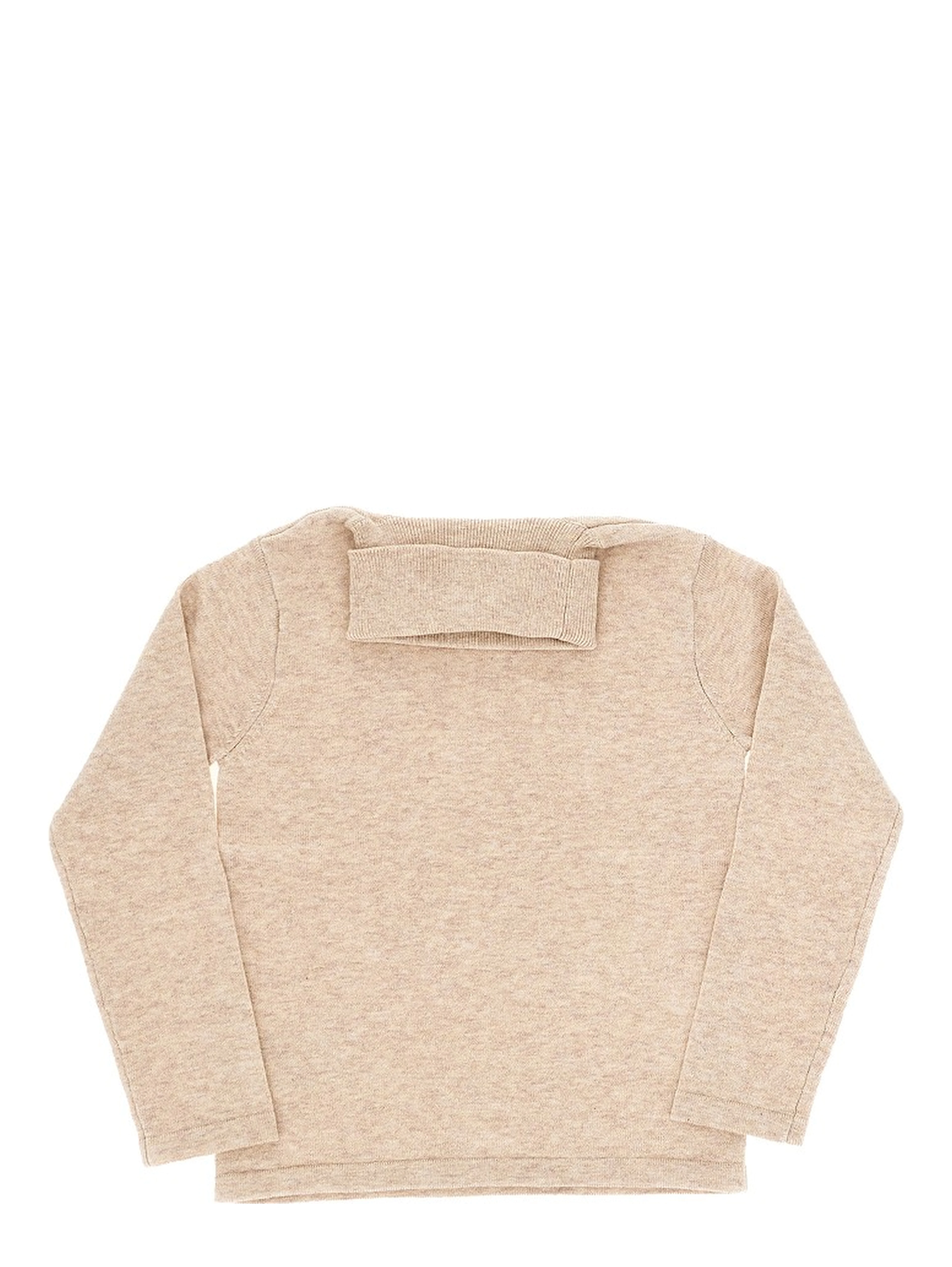 Stretch jersey turtleneck top