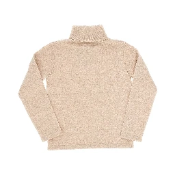 Stretch jersey turtleneck top